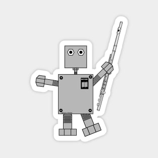 Flute Robot Magnet