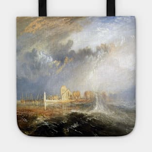 High Resolution William Turner Quillebeuf Mouth of the Seine 1833 Tote