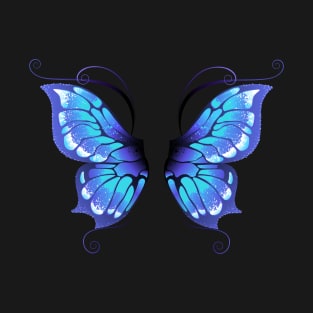 Glowing butterfly wings ( Blue wings ) T-Shirt