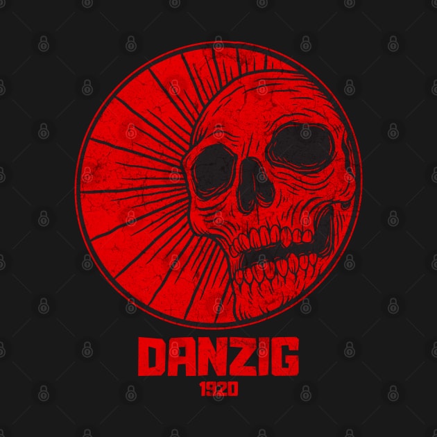 skull red danzig vintage vibes by lord cobra