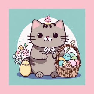 Cute Easter Pusheen T-Shirt