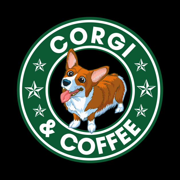 Corgi And Coffee by ChristianCrecenzio