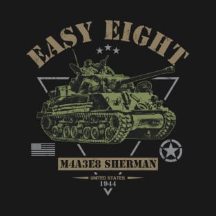 M4A3E8 'Easy-Eight' Sherman T-Shirt