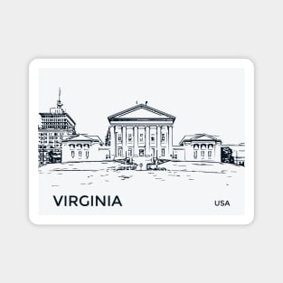 Virginia State USA Magnet