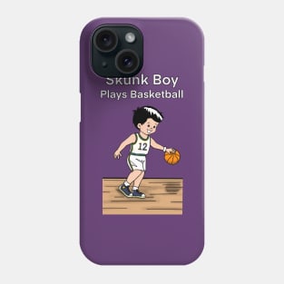 Skunk Boy Plays Basketball Phone Case