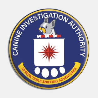 CIA:Canine Investigation Authority Pin