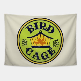 Retro Vintage The Bird Cage Casino Downtown Las Vegas Tapestry