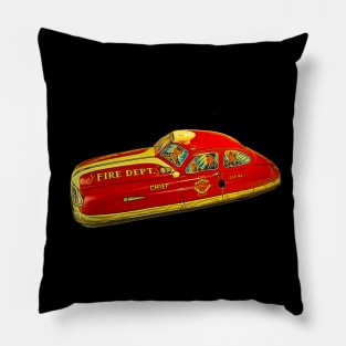 RETRO FIRE DEPARTMENT CAR Pillow