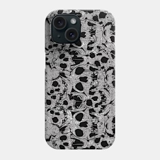 Screaming skulls Phone Case