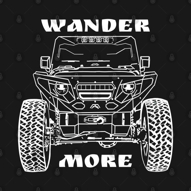 Wander More Jeep Life 4 x 4 off road explore road trip nomad renegade wrangler compass grand Cherokee by BrederWorks