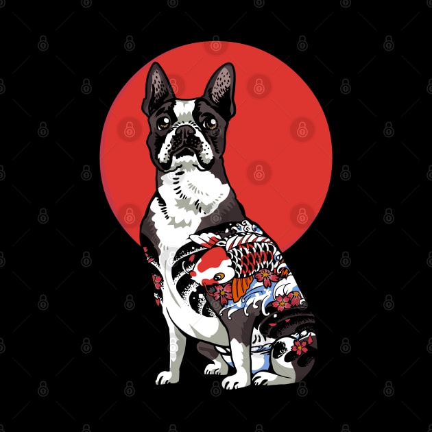 Boston Terrier Yakuza by huebucket