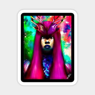 Galactic Fantasy Goddess Queen Magnet