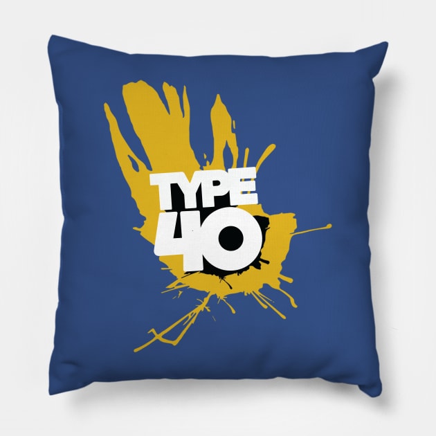 Type 40 Design 2 Pillow by Fandom Podcast Network