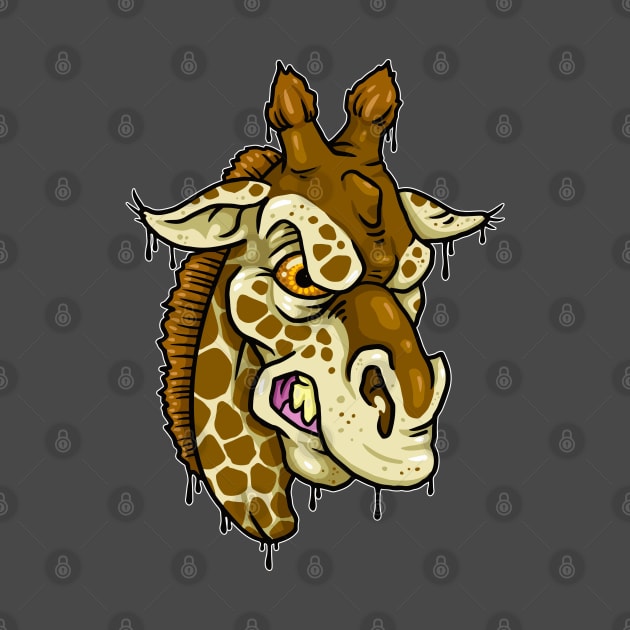 Mean Giraffe by Laughin' Bones