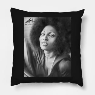 Pam Grier Digital Art Pillow