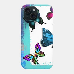 Multicolored Whimsical Butterflies Phone Case