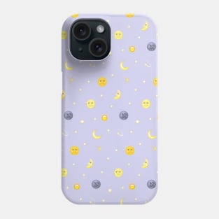 emoji moon Phone Case