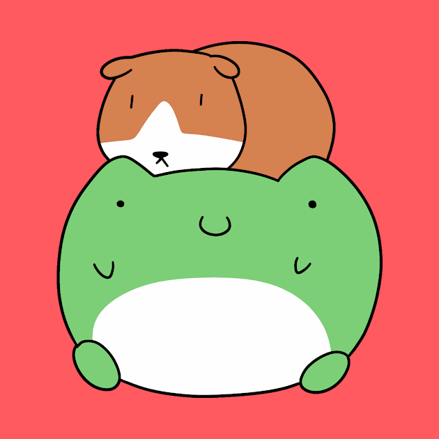 Guinea Pig and Frog by saradaboru