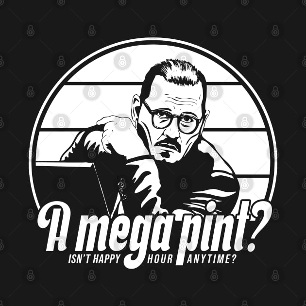 A mega pint? Isn't happy hour anytime? Johnny Depp by ActiveNerd