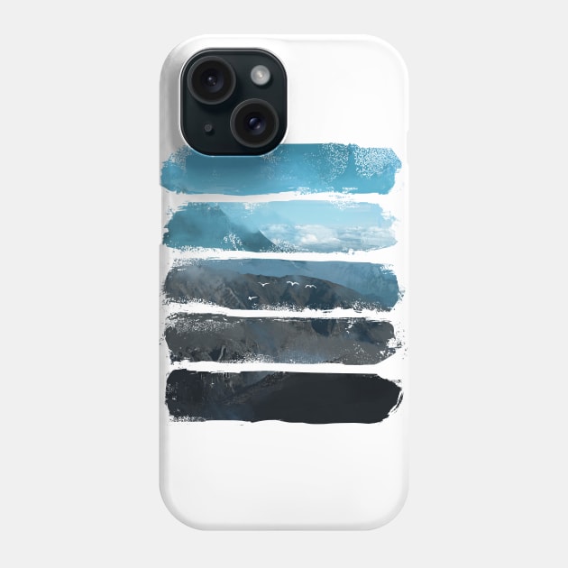 Mountains and Blue Sky Phone Case by Area31Studios