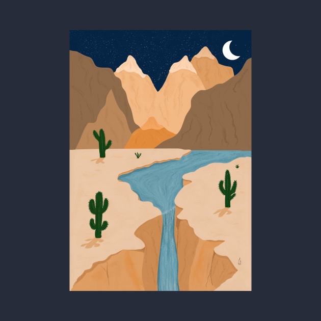 Valley of the cactus by fernandaftm