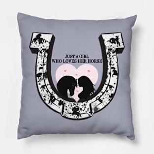 Horseshoe. Horse Lover Pillow