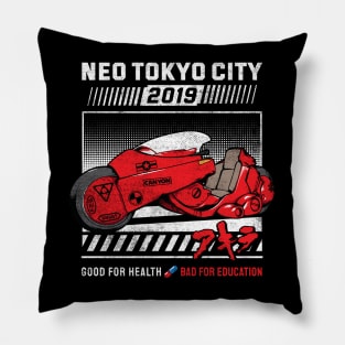 Neo Tokyo Kaneda Bike The Capsules Biker Gang Pillow