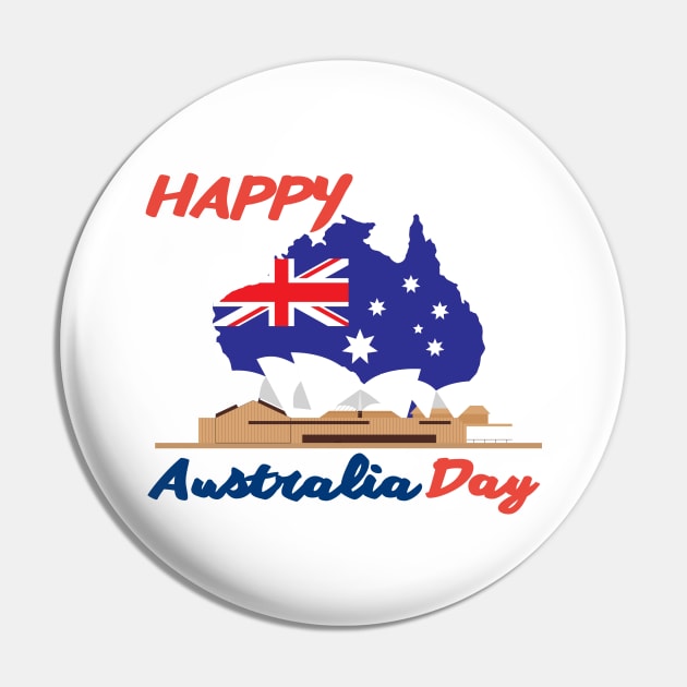 Australia Day Pin by MPclothes