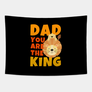 Dad You Are The King Lion Tapestry