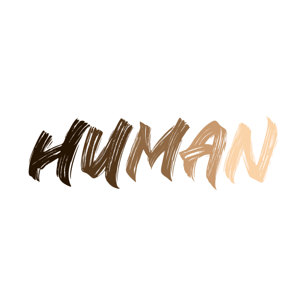 Human Race Colors Equality Anti Racism by Bezra