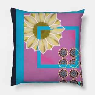 Abstract Flower Pillow