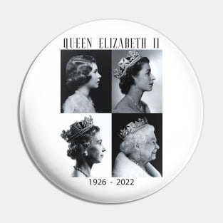 Rip Queen Elizabeth II God Bless the beautiful Queen 1926-2022 Pin