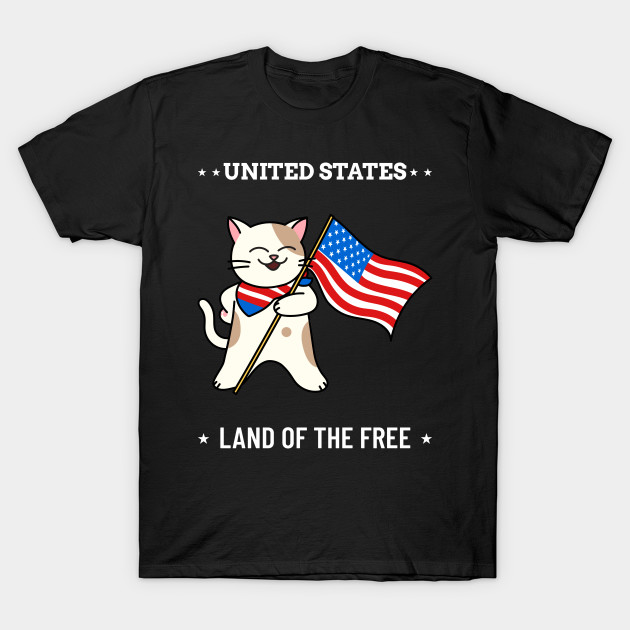 Discover 4th of July Cat - 4th Of July Cat - T-Shirt