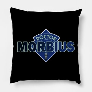 Doctor Morbius - Forbidden Planet - Doctor Who Style Logo Pillow