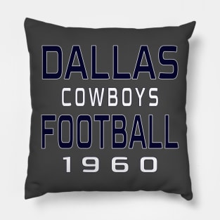 Dallas Cowboys Football 1960 Classic Pillow