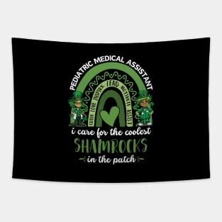 pediatric medical assistant i care for the coolest shamrocks in the patch Tapestry