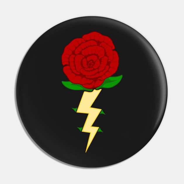 Lightning Rose Pin by DahlisCrafter