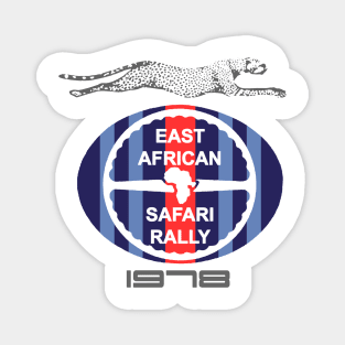 East African Safari Rally 78 Martini T-Shirt Magnet