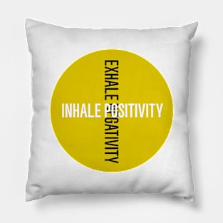 Inhale Positivity Pillow