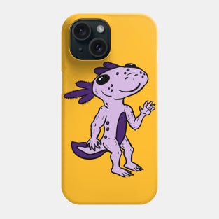 Indigo Axolotl Phone Case