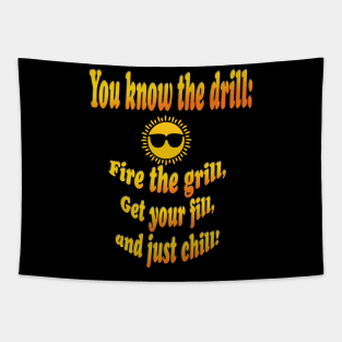 You Know the Drill Tapestry