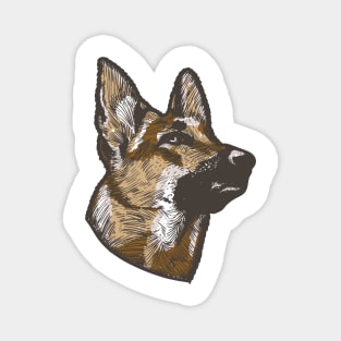 German Shepherd Magnet