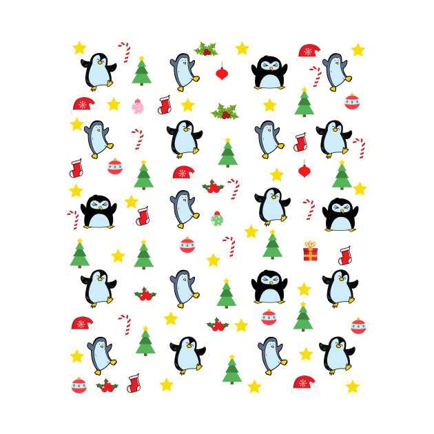 Christmas Face Mask, Christmas Mask,Penguin Christmas Face Mask For Kids. by DakhaShop