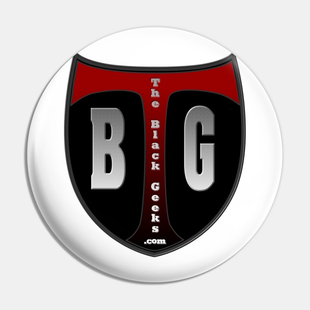 The Black Geeks Crest - Full Pin by TheBlackGeeks