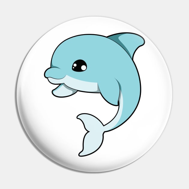 Dolphin Pin by MyBeautifulFiles