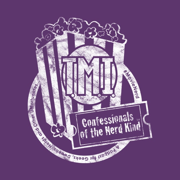 TMI Confessionals Vintage Logo - White by TMIConfessionals