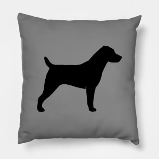 Jack Russell Terrier Silhouette Pillow