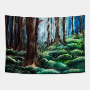 Aetherial Forest Canopy Tapestry