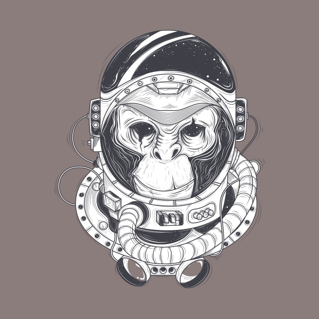 monkey astronaut space suit by This is store