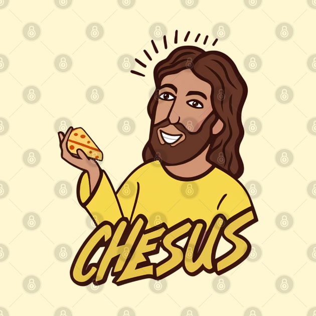 Jesus is now chesus funny by Elysian wear